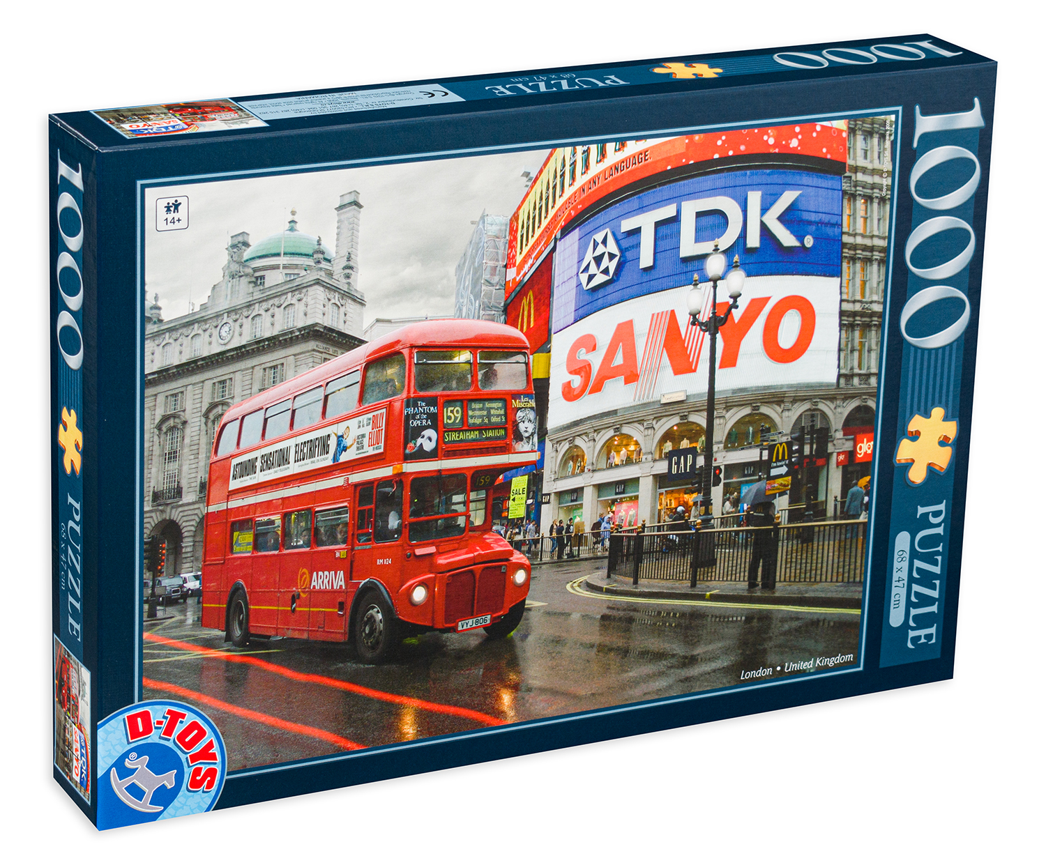 Пъзел D-Toys от 1000 части - Лондон, Обединеното кралство