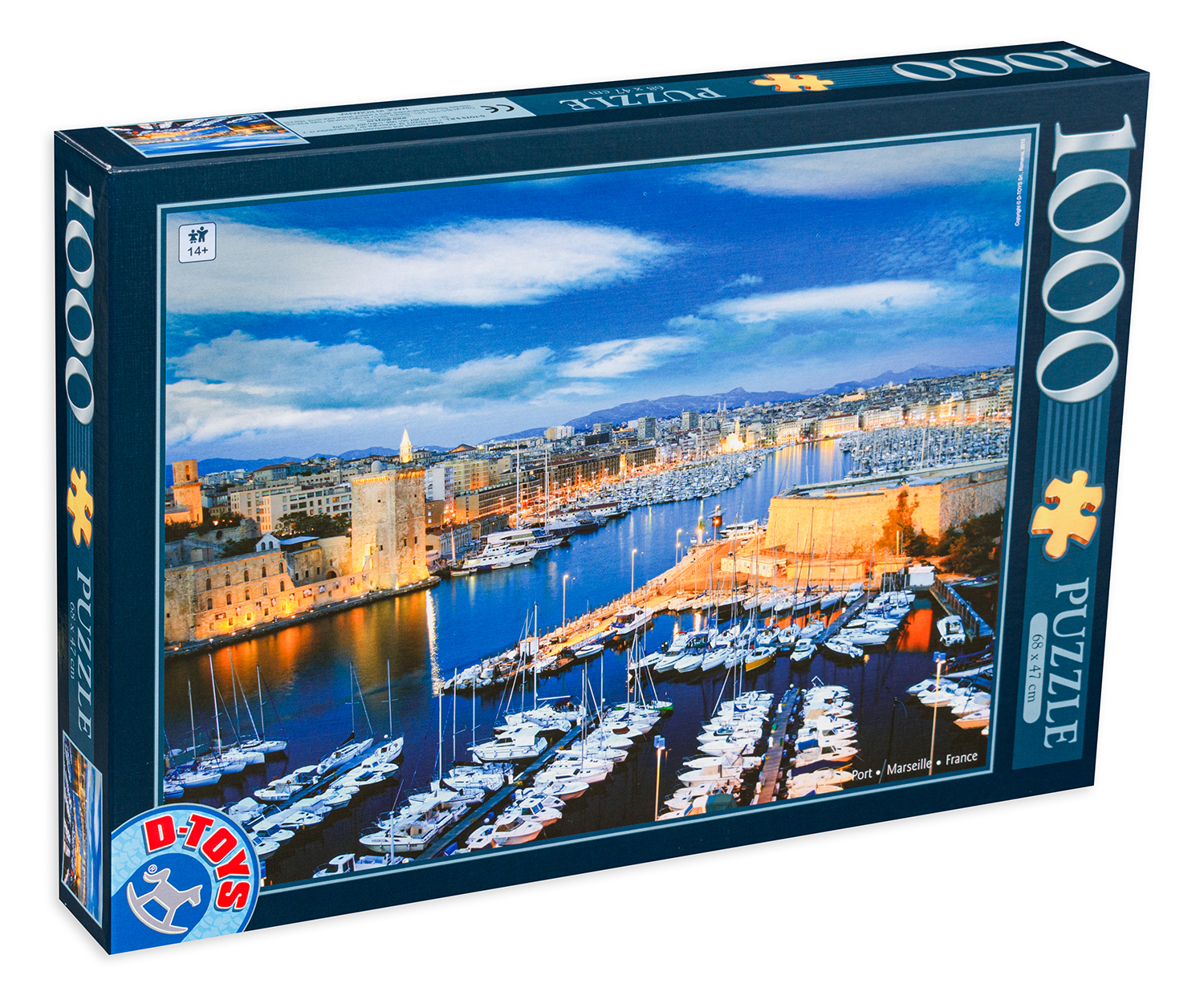 Пъзел D-Toys от 1000 части - Марсилия, Франция