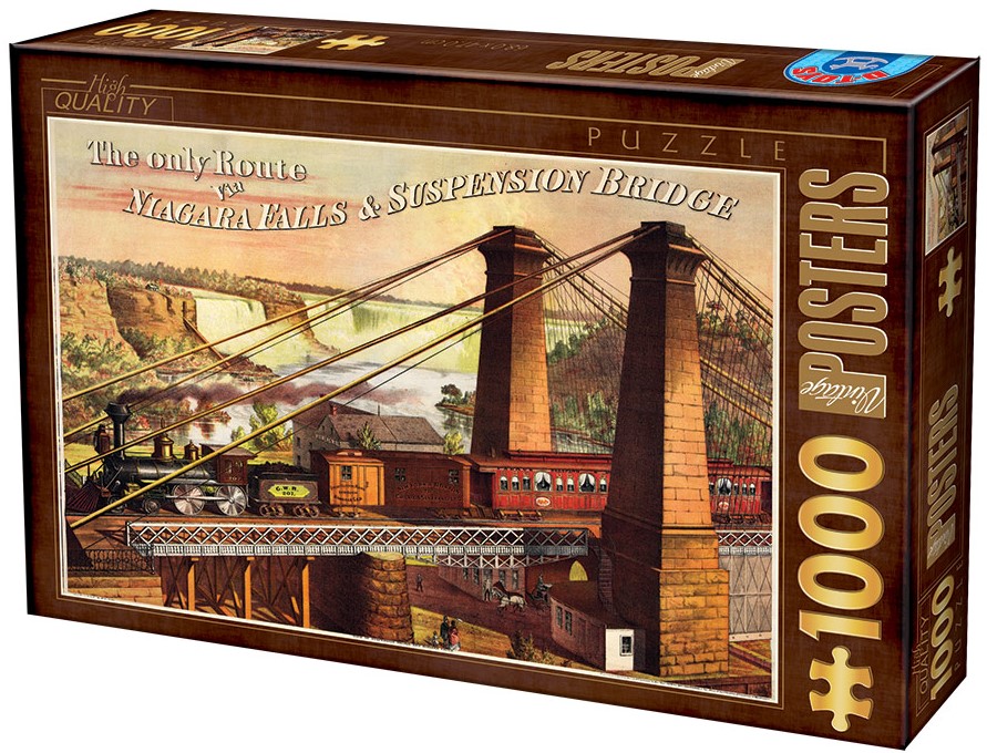 Пъзел D-Toys от 1000 части - Ниагарският водопад