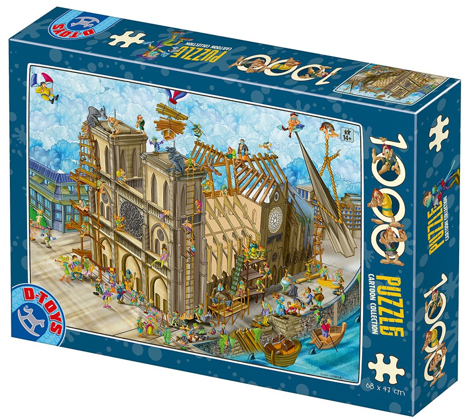 Пъзел D-Toys от 1000 части - Нотр Дам