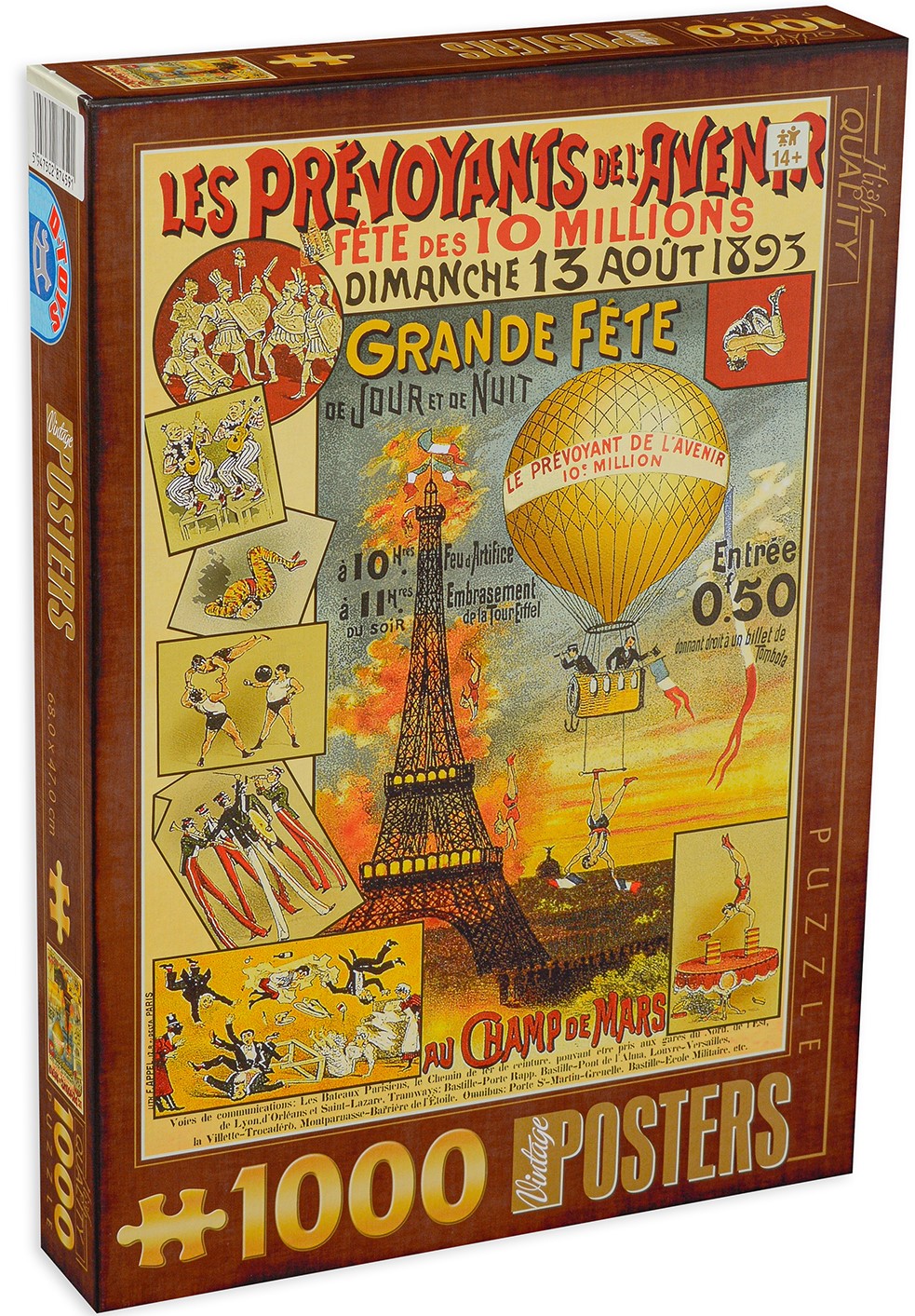 Пъзел D-Toys от 1000 части - Париж