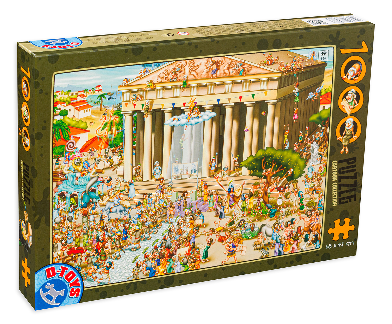 Пъзел D-Toys от 1000 части – Партенонът