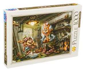 Пъзел D-Toys от 1000 части – Пинокио, Биро Донат