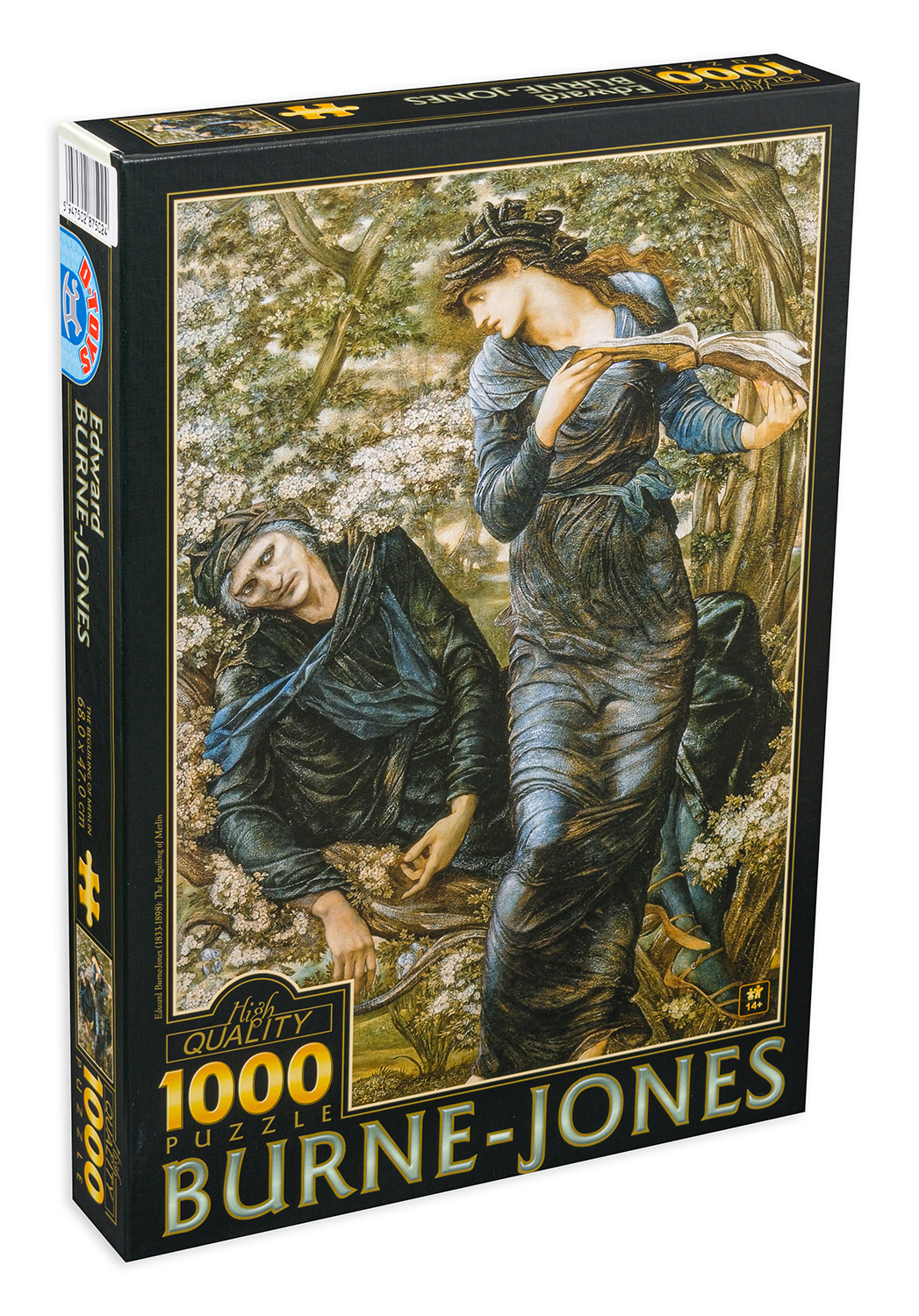 Пъзел D-Toys от 1000 части – Подмаменият Мерлин, Едуард Бърн-Джоунс