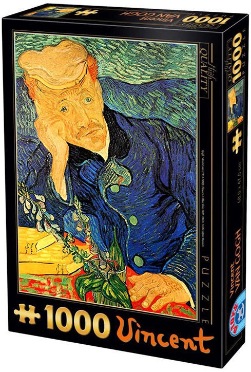 Пъзел D-Toys от 1000 части - Портрет на доктор Гаше