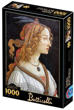 Пъзел D-Toys от 1000 части - Портрет на млада жена