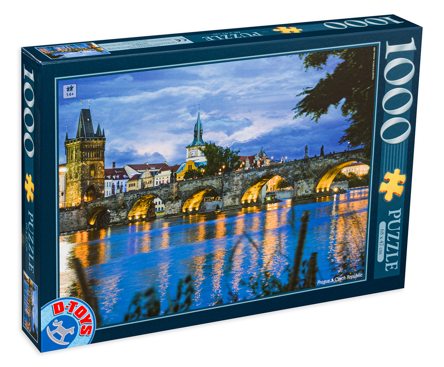 Пъзел D-Toys от 1000 части - Прага, Чехия