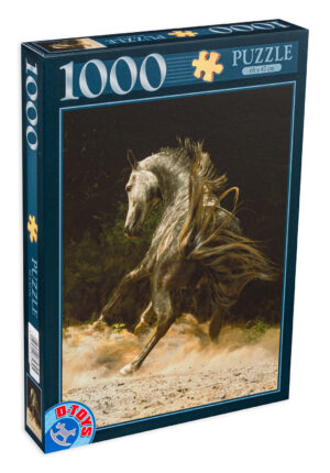 Пъзел D-Toys от 1000 части - Състезателен кон, Войтек Квятковски