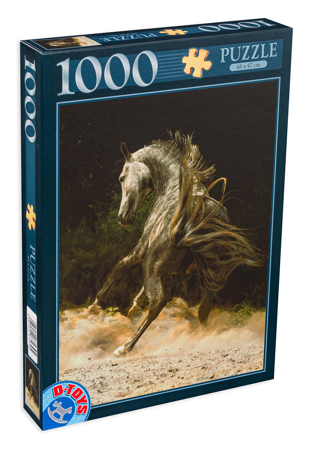 Пъзел D-Toys от 1000 части - Състезателен кон, Войтек Квятковски