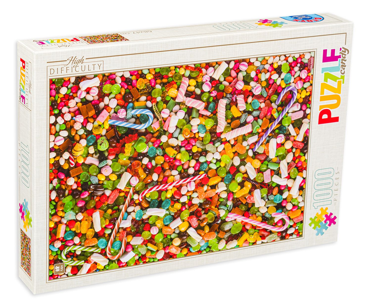 Пъзел D-Toys от 1000 части – Сладкиши