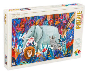 Пъзел D-Toys от 1000 части – Слон, Андреа Кюрти