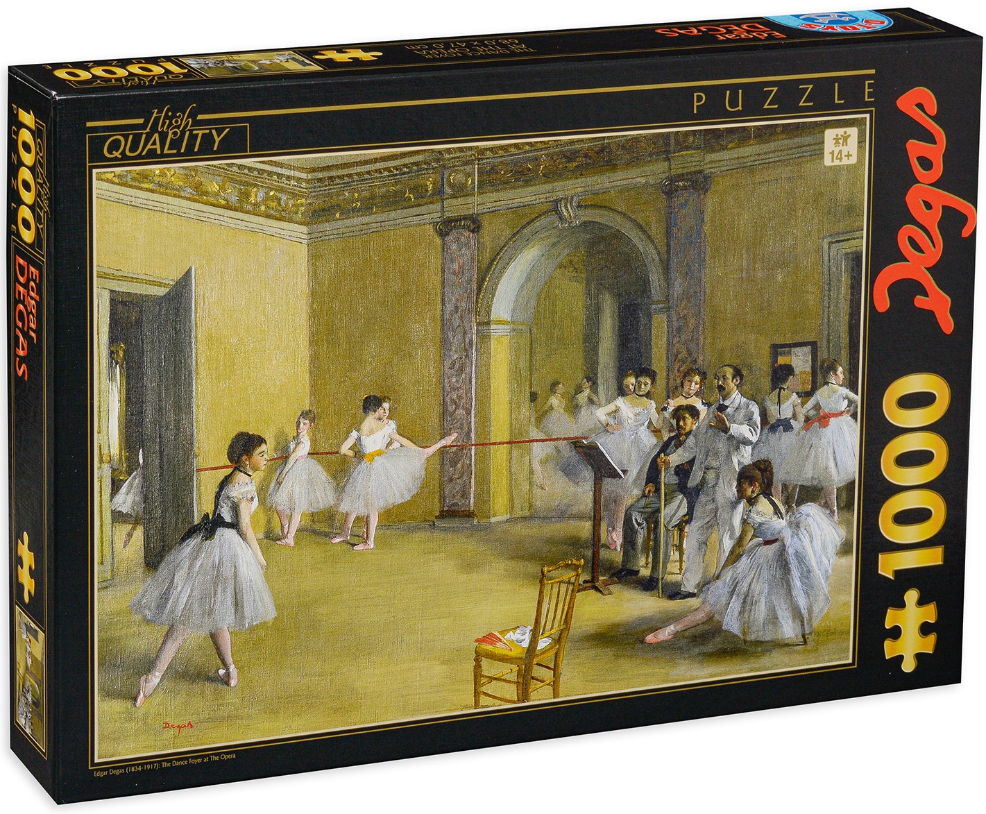 Пъзел D-Toys от 1000 части - Танцовото фоайе в операта