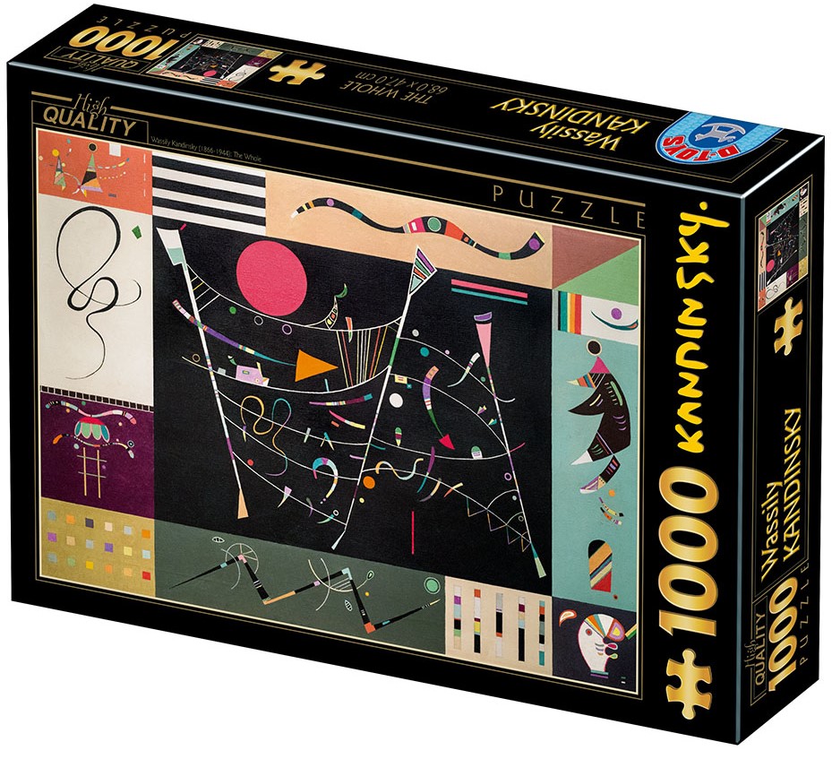 Пъзел D-Toys от 1000 части - Цветове и фигури