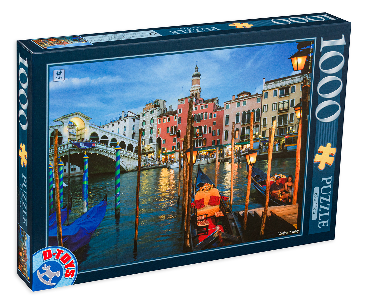 Пъзел D-Toys от 1000 части - Венеция, Италия