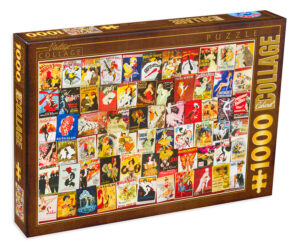 Пъзел D-Toys от 1000 части - Винтидж колаж, Кабаре