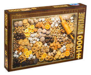 Пъзел D-Toys от 1000 части - Винтидж плакати, Курабийки