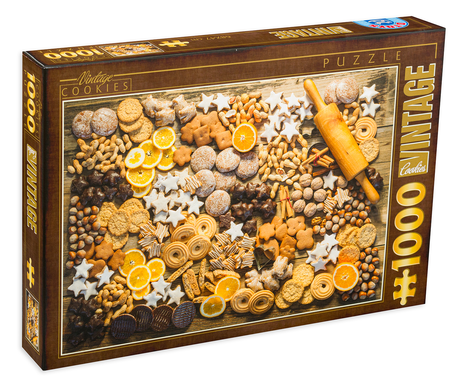 Пъзел D-Toys от 1000 части - Винтидж плакати, Курабийки