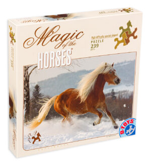 Пъзел D-Toys от 239 части - Магията на конете, Хафлингер II, Едита Троянска