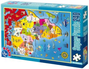 Пъзел D-Toys от 240 части - Южна Америка