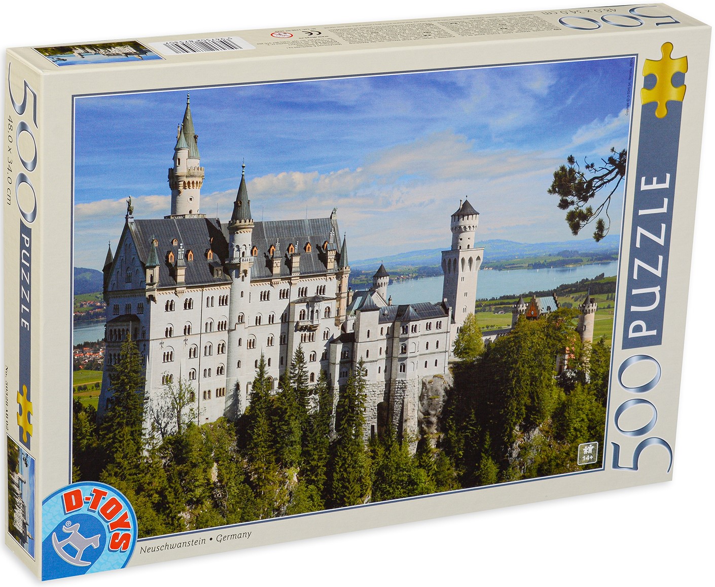 Пъзел D-Toys от 500 части - Нойшванщайн, Германия