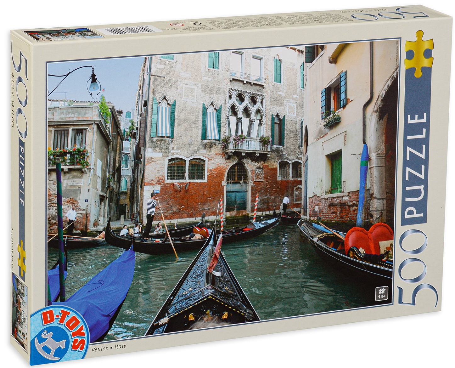 Пъзел D-Toys от 500 части - Венеция, Италия