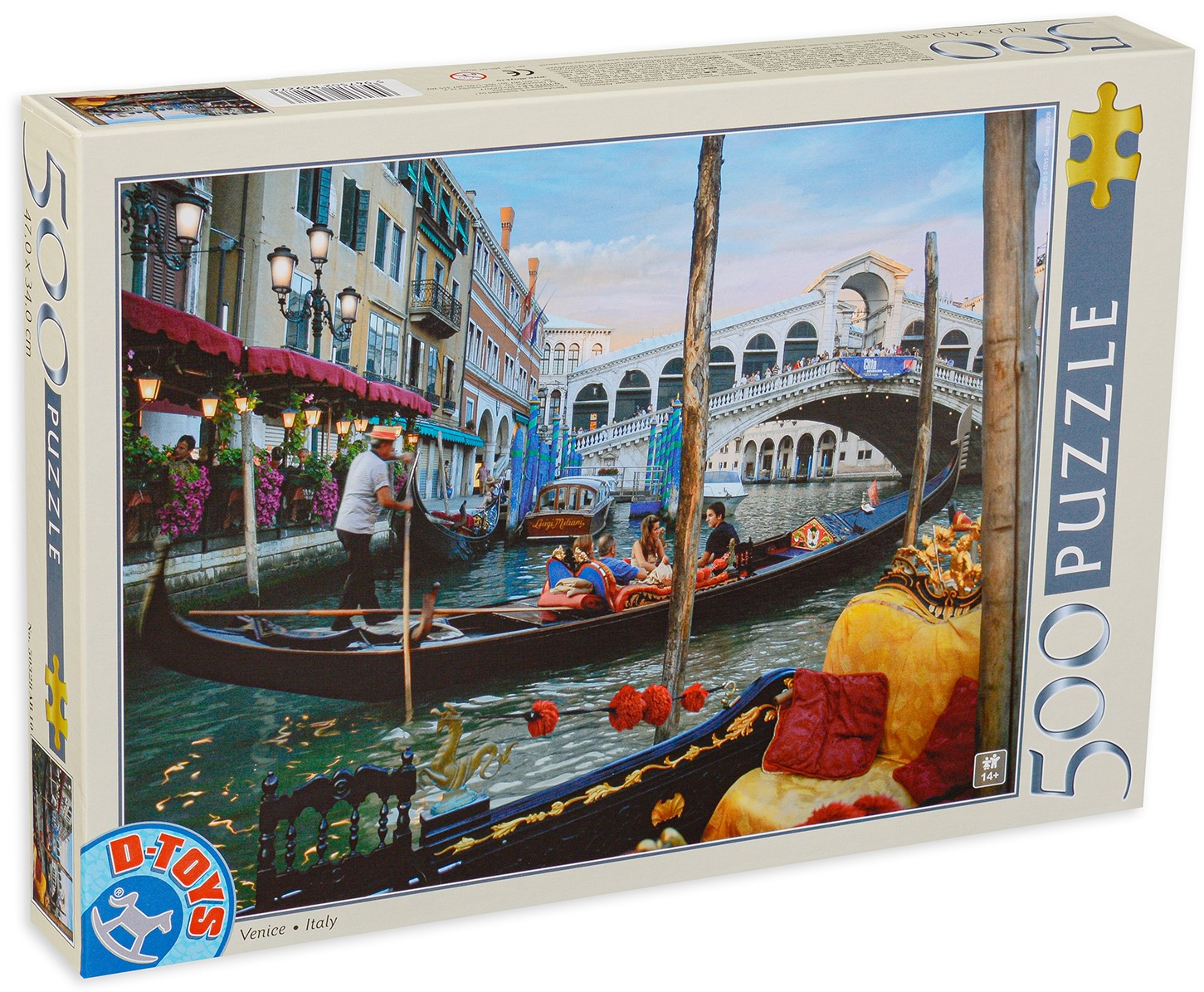 Пъзел D-Toys от 500 части - Венеция, Италия
