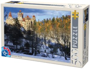 Пъзел D-Toys от 500 части - Замъкът Бран, Румъния