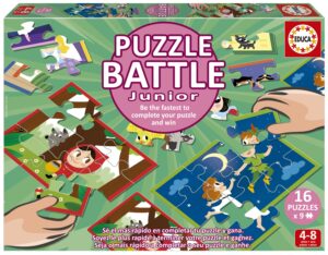 Пъзел дуел Educa от 16 x 9 части - Приказки