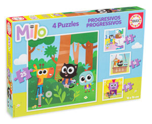 Пъзел Educa 4 в 1- Milo
