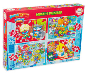 Пъзел Educa 4 в 1 - Супер неща