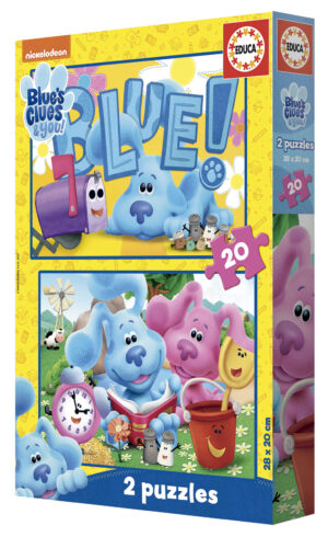 Пъзел Educa 2 в 1 - Загадките на Blue