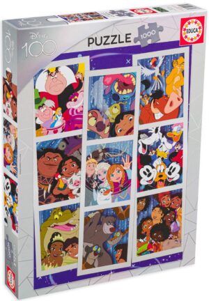 Пъзел Educa от 1000 части - 100 години Дисни