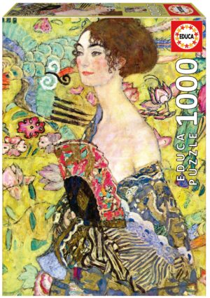 Пъзел Educa от 1000 части - Дама с ветрило