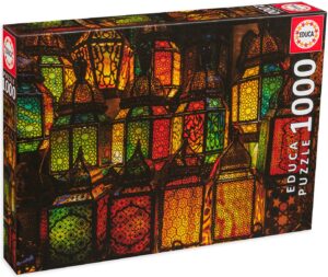 Пъзел Educa от 1000 части - Колаж от фенери