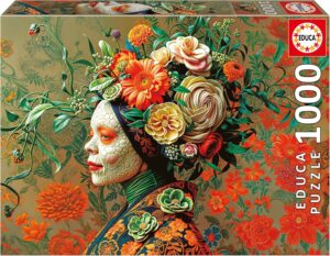 Пъзел Educa от 1000 части - Кралицата на гущерите