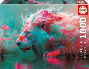 Пъзел Educa от 1000 части - Кралят на цветята