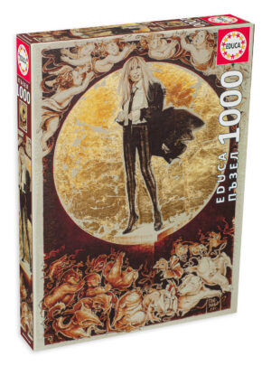 Пъзел Educa от 1000 части - Между два свята - Портрет Лили Иванова 2020г., Дончо Дончев