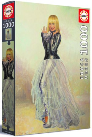 Пъзел Educa от 1000 части - Портрет Лили Иванова 2021г., Васил Горанов