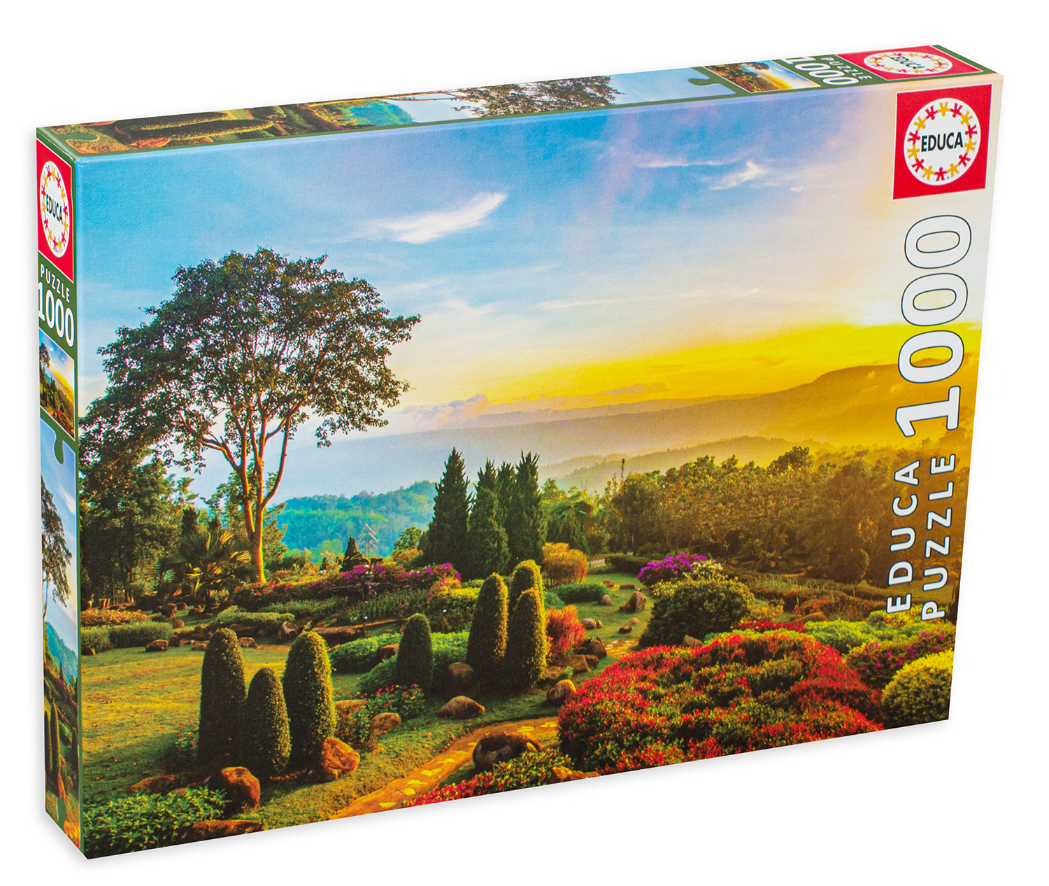 Пъзел Educa от 1000 части - Приказна градина