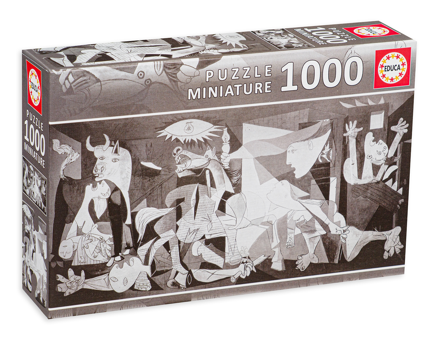 Пъзел Educa от 1000 мини части - Герника, Пабло Пикасо