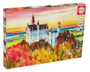 Пъзел Educa от 1500 части - Есен в Нойшванщайн