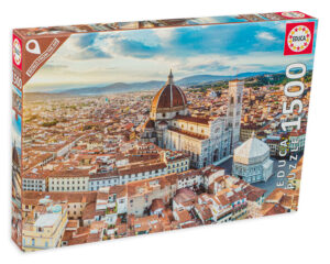 Пъзел Educa от 1500 части - Флоренция от високо