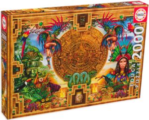 Пъзел Educa от 2000 части - Ацтеки и Маи