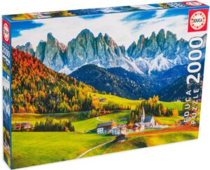 Пъзел Educa от 2000 части - Есен в Доломитите