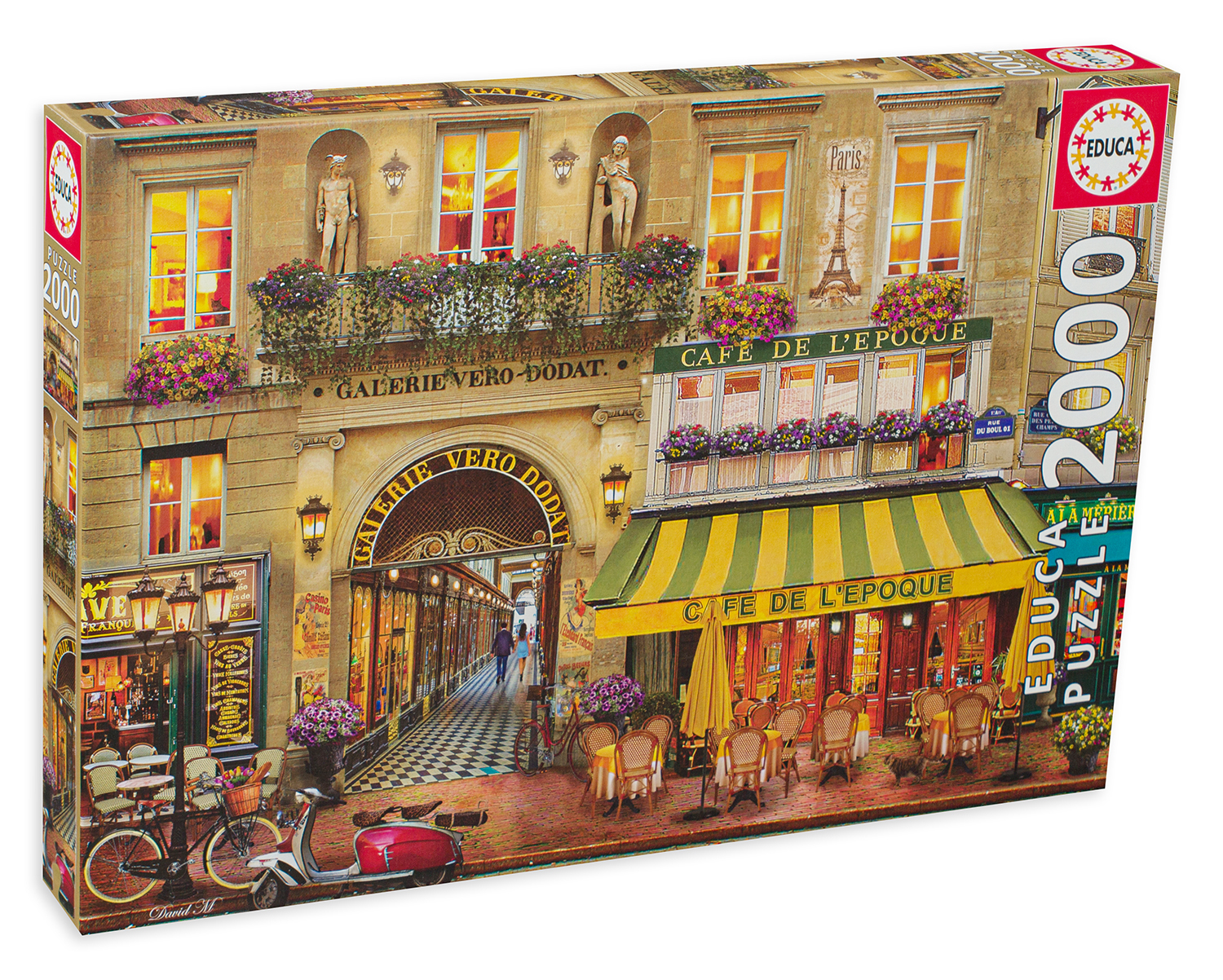 Пъзел Educa от 2000 части - Галерия в Париж