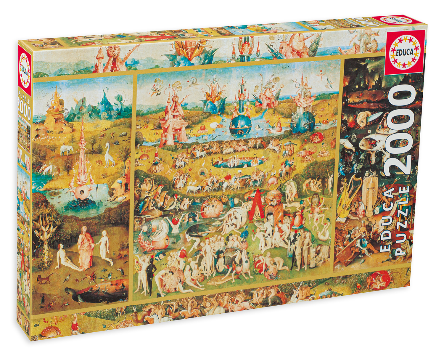 Пъзел Educa от 2000 части - Градината на изкушенията