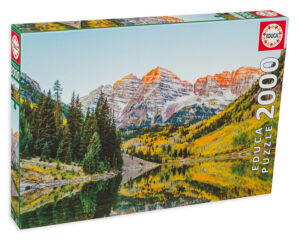 Пъзел Educa от 2000 части - Кафявите камбани в Америка