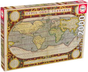 Пъзел Educa от 2000 части - Карта на Света