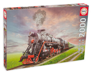 Пъзел Educa от 2000 части - Съветски влак
