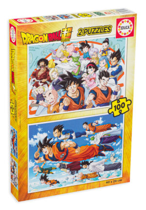 Пъзел Educa от 2 x 100 части - Dragon Ball